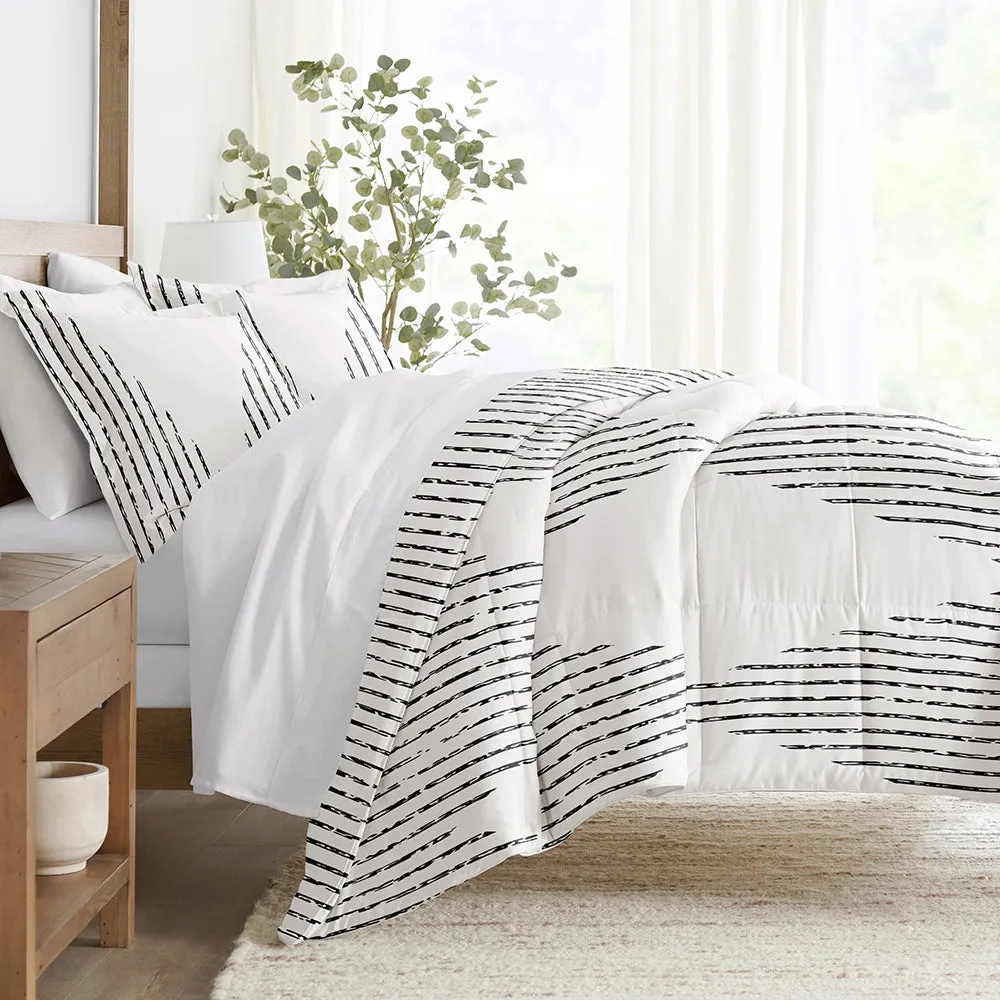 Patterned Down-Alternative Comforter Set (Sale)