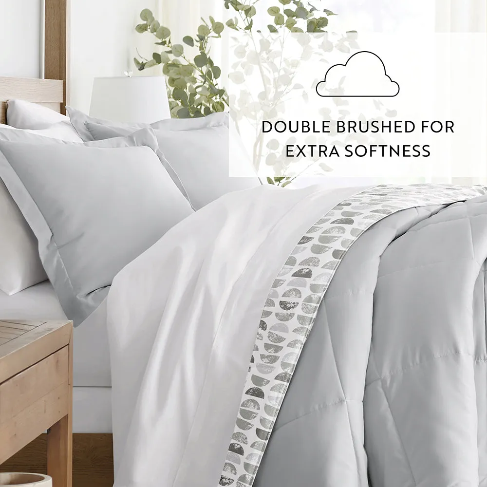 Patterned Down-Alternative Comforter Set (Sale)