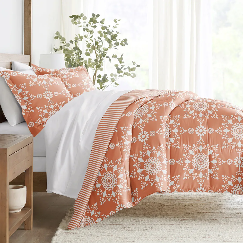 Patterned Down-Alternative Comforter Set (Sale)