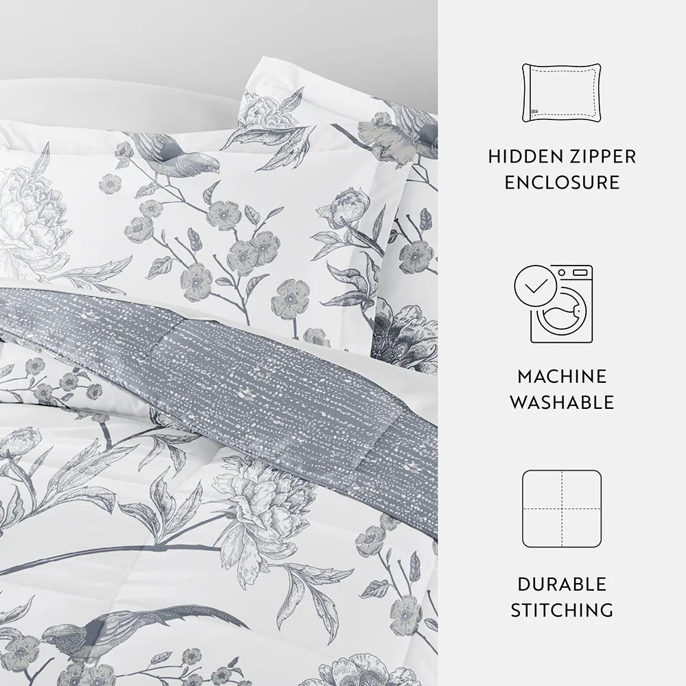 Patterned Down-Alternative Comforter Set (Sale)