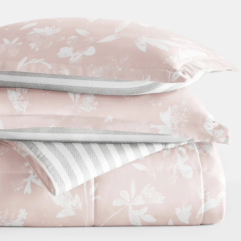 Patterned Down-Alternative Comforter Set (Sale)