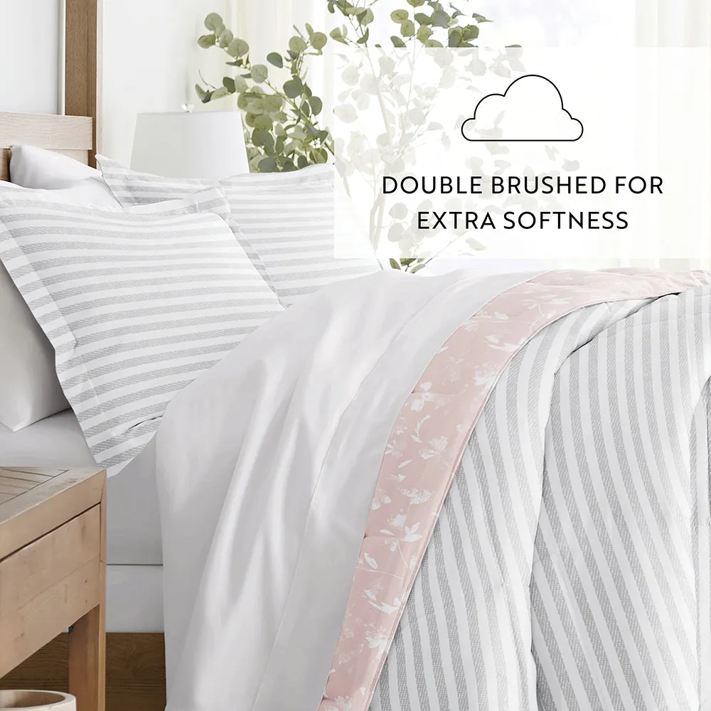 Patterned Down-Alternative Comforter Set (Sale)