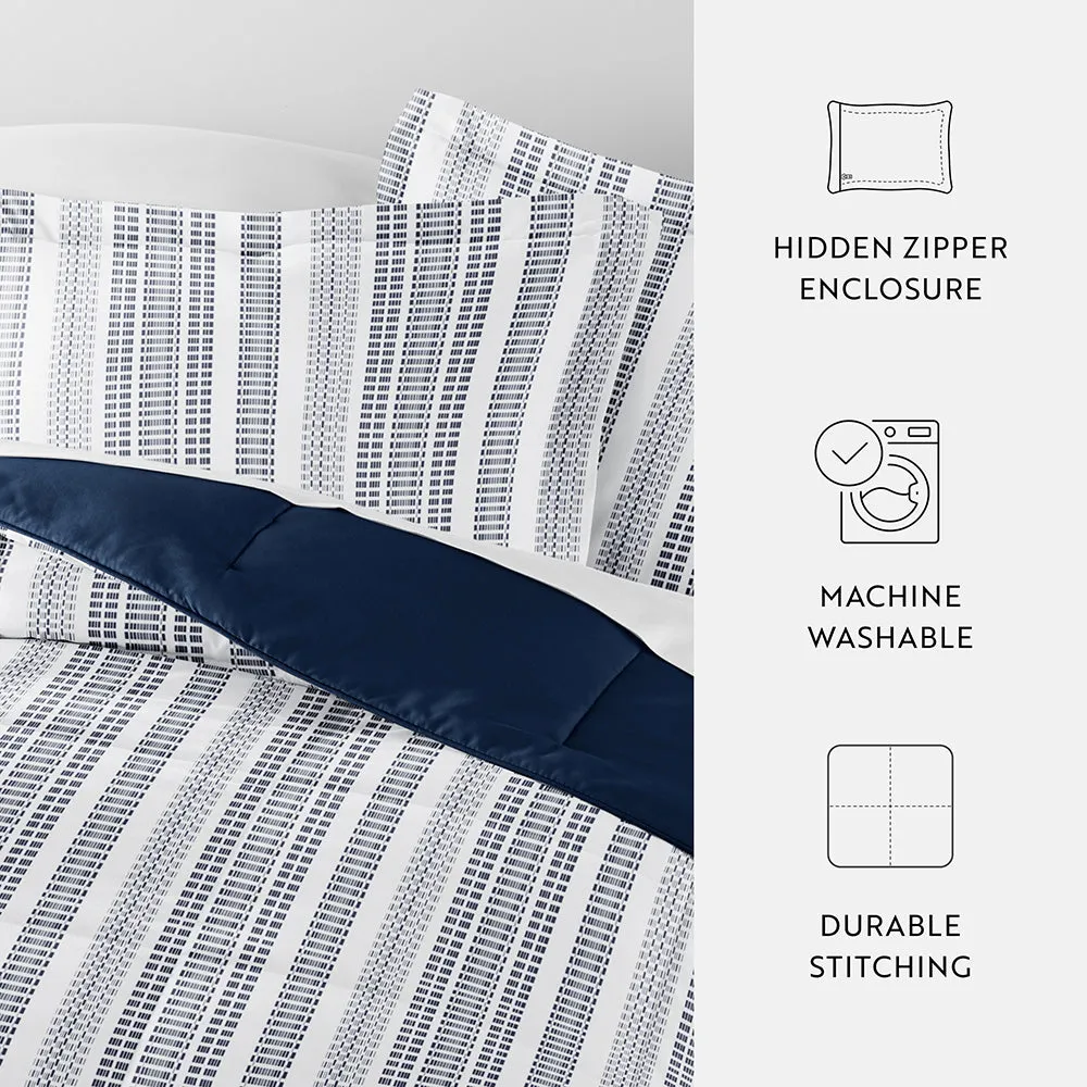 Patterned Down-Alternative Comforter Set (Sale)