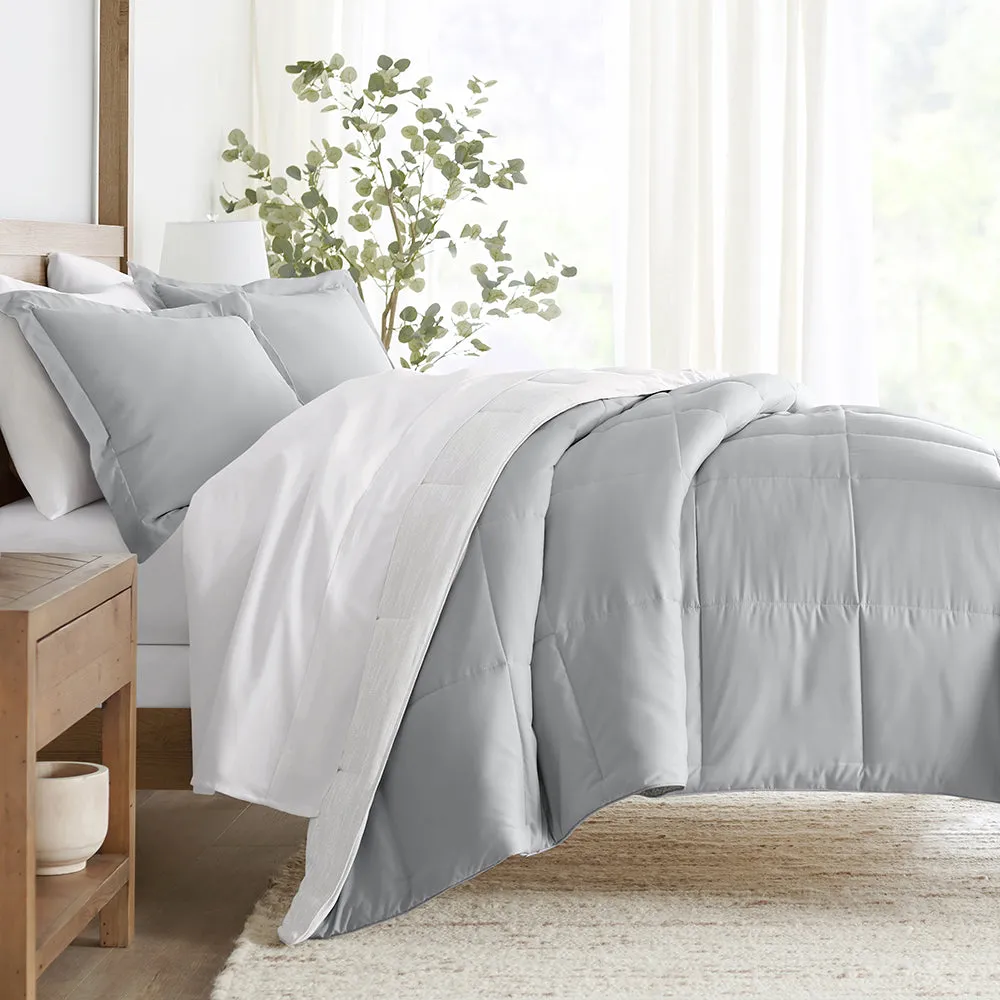 Patterned Down-Alternative Comforter Set (Sale)