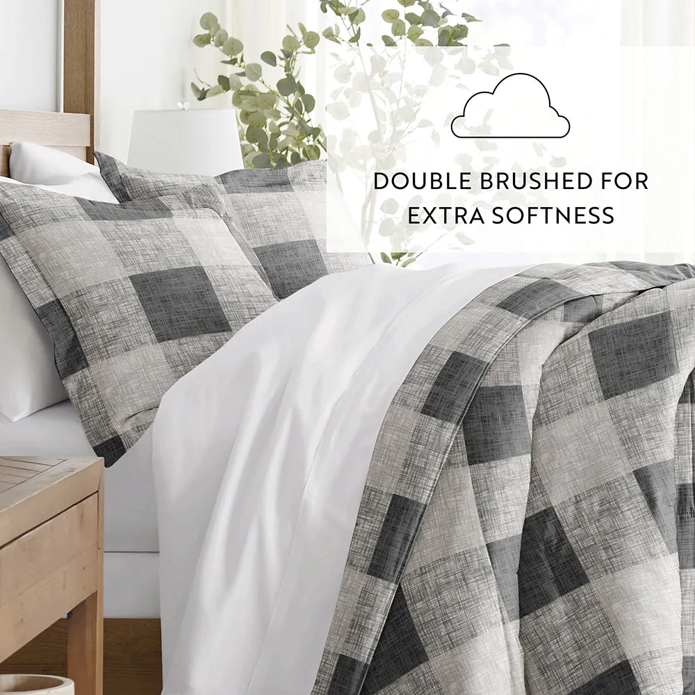 Patterned Down-Alternative Comforter Set (Sale)