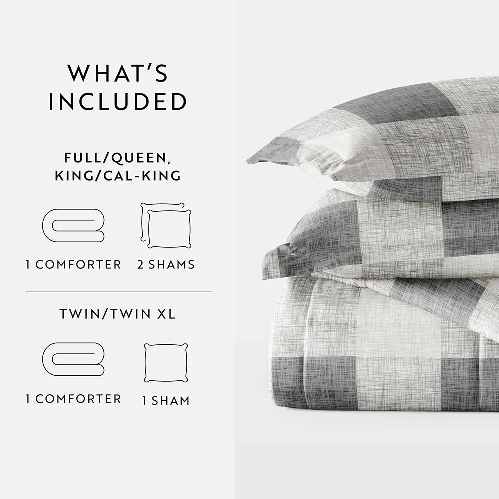 Patterned Down-Alternative Comforter Set (Sale)