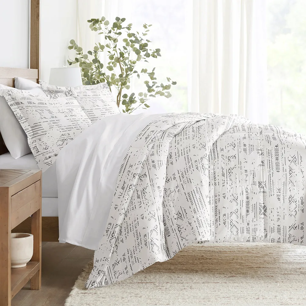 Patterned Down-Alternative Comforter Set (Sale)