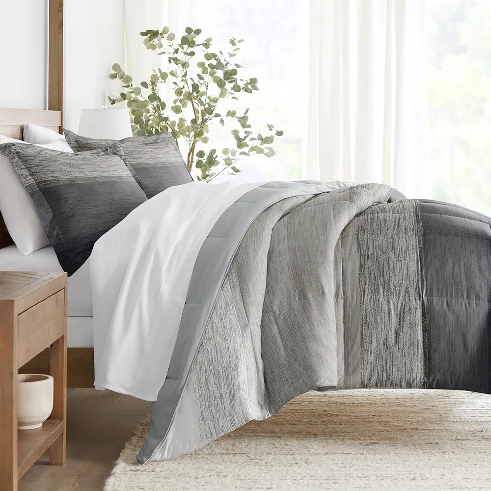 Patterned Down-Alternative Comforter Set (Sale)