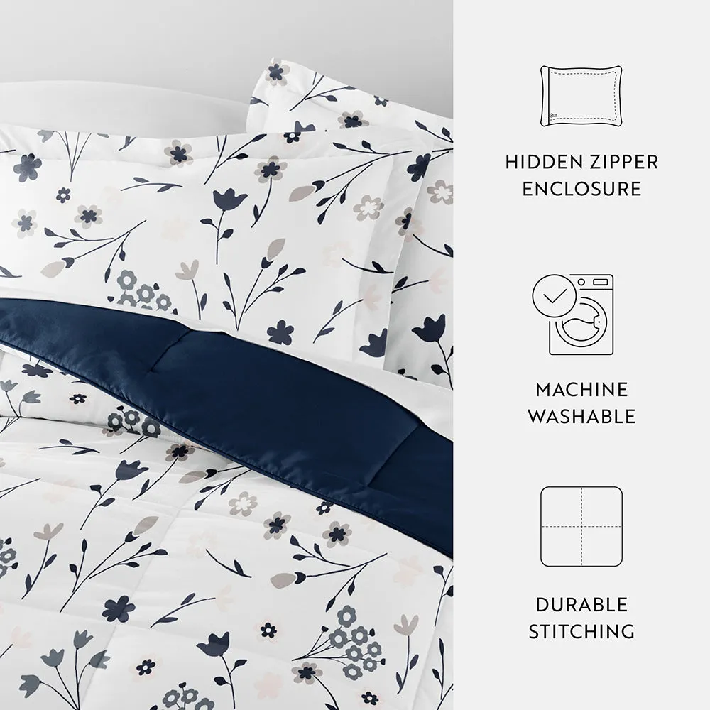 Patterned Down-Alternative Comforter Set (Sale)