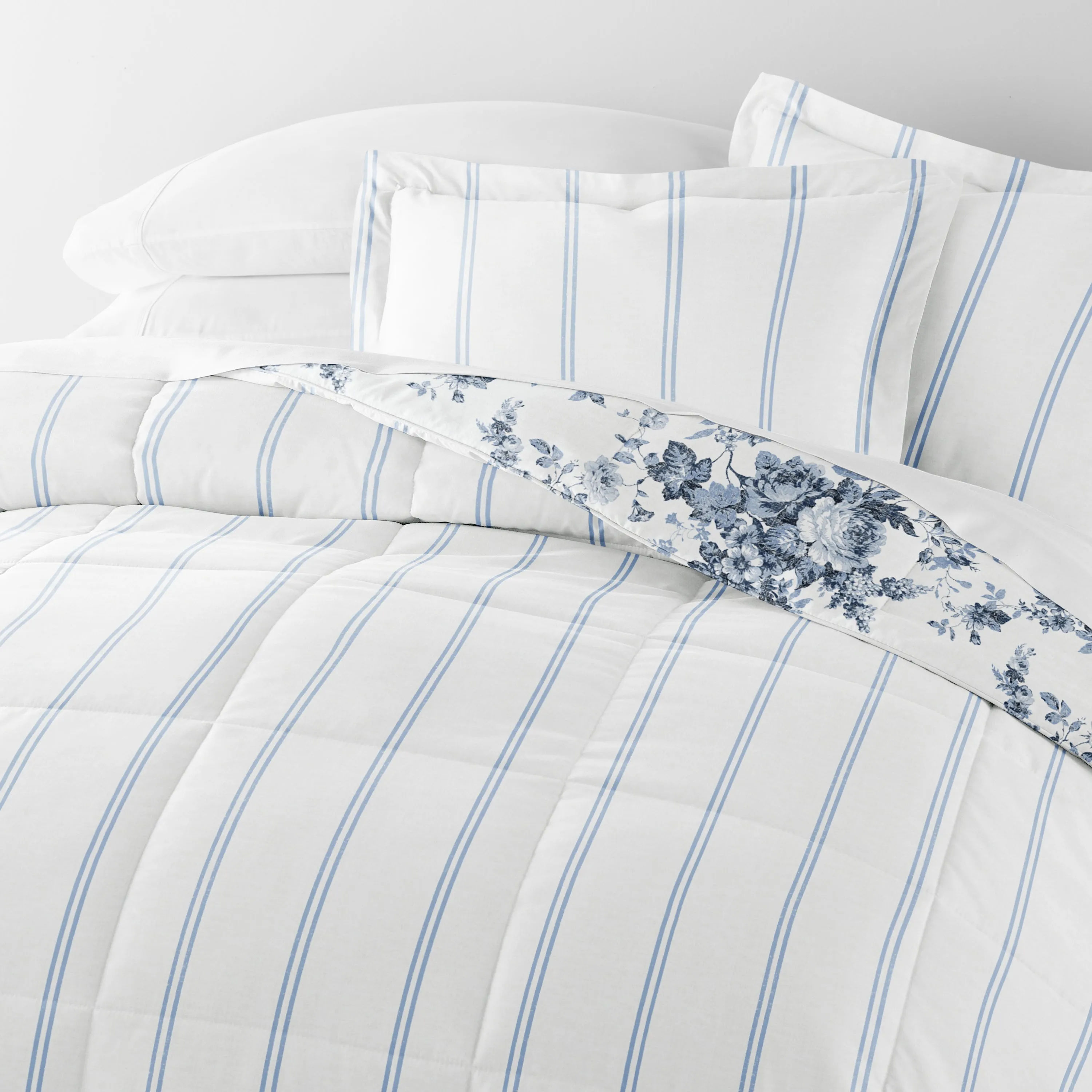 Patterned Down-Alternative Comforter Set (Sale)