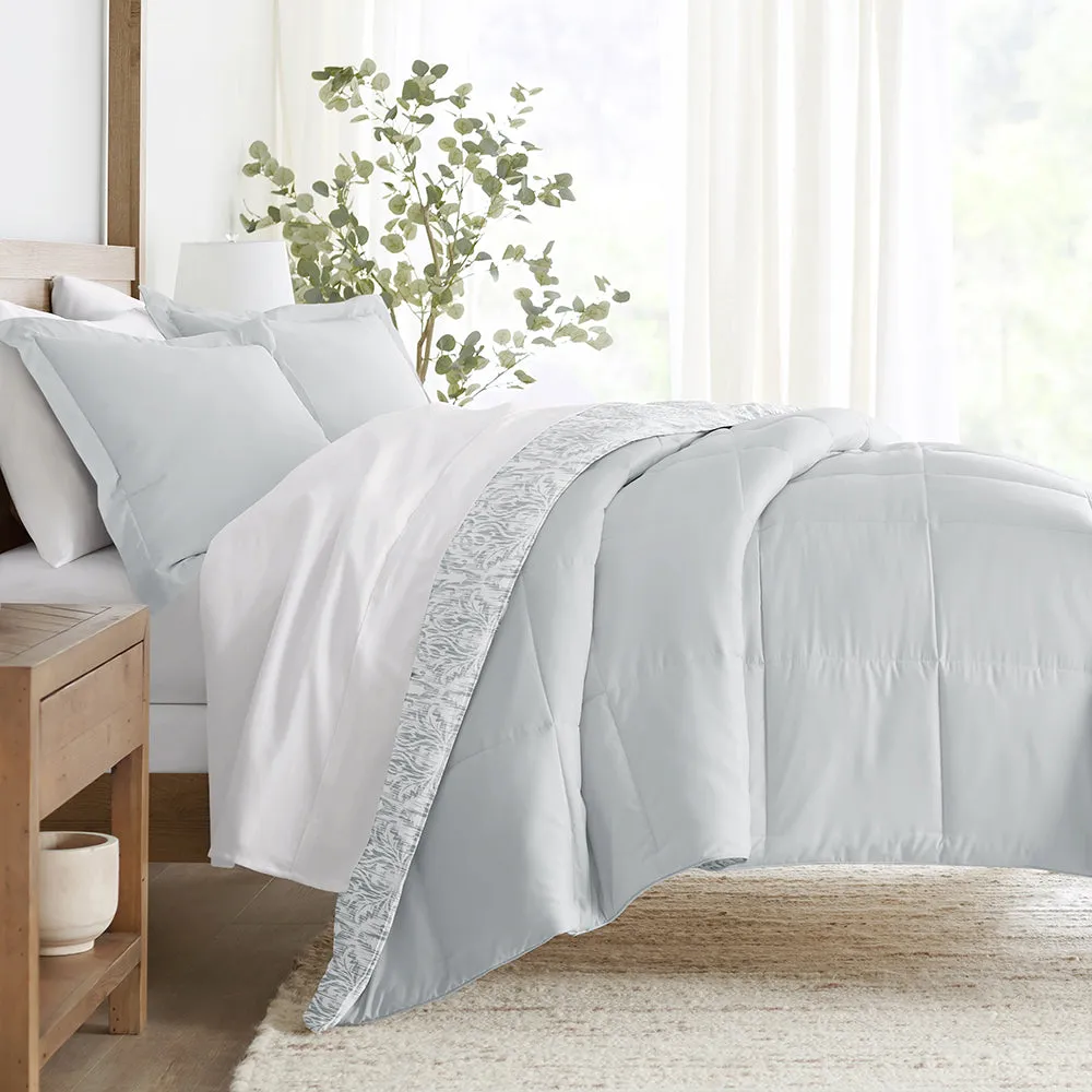 Patterned Down-Alternative Comforter Set (Sale)