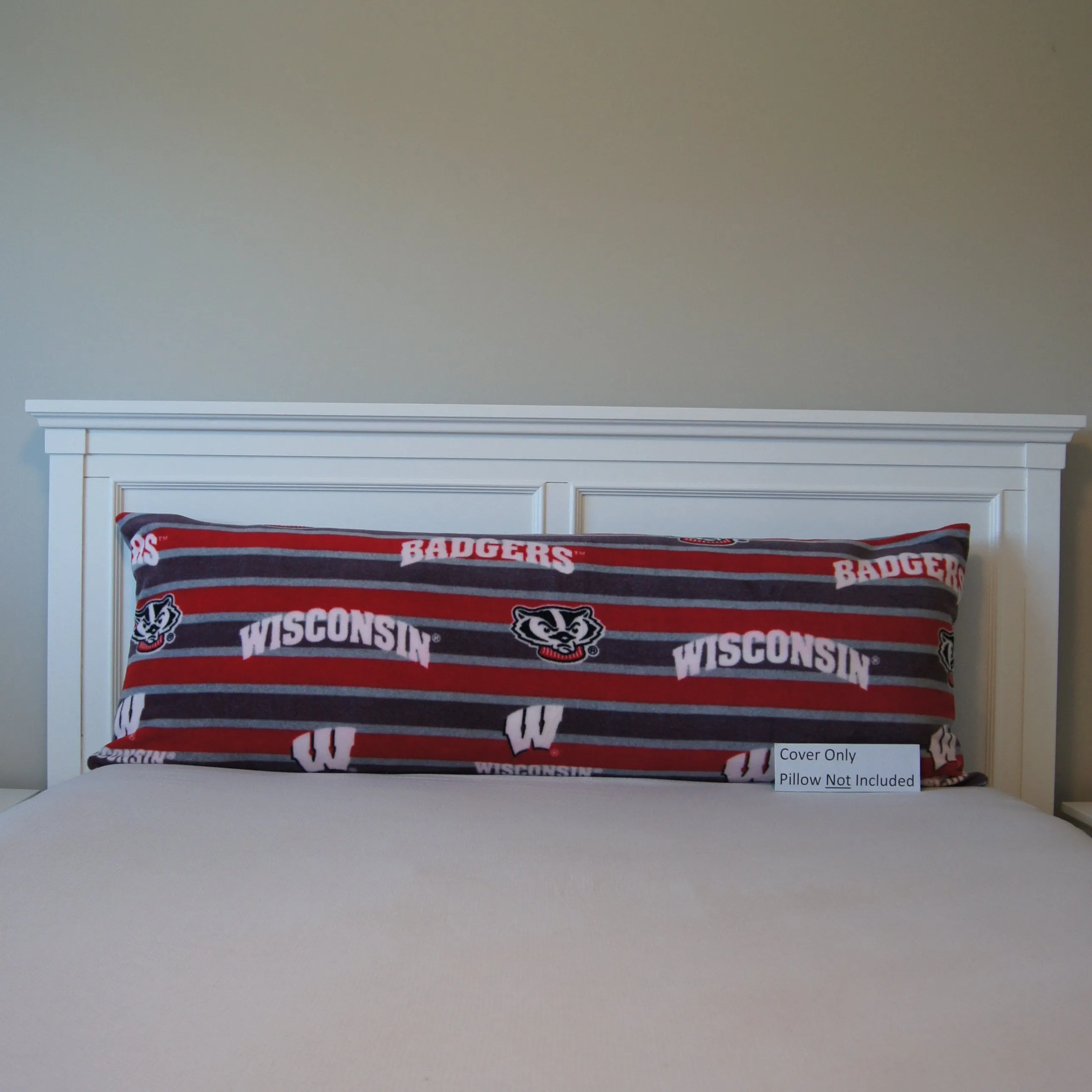 Pillows - Body Pillow Cover - College - NCAA - University of Wisconsin-Madison-UW - Badgers