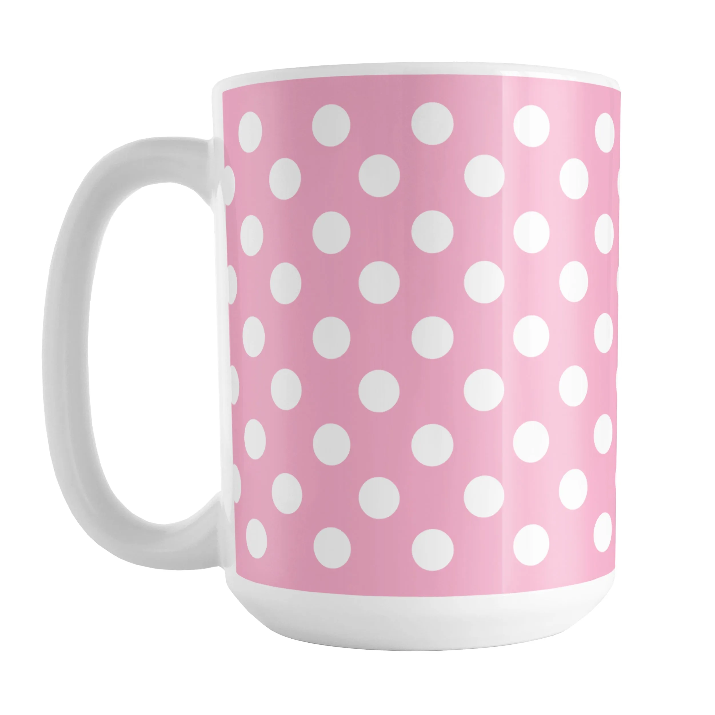 Pink Polka Dot Mug