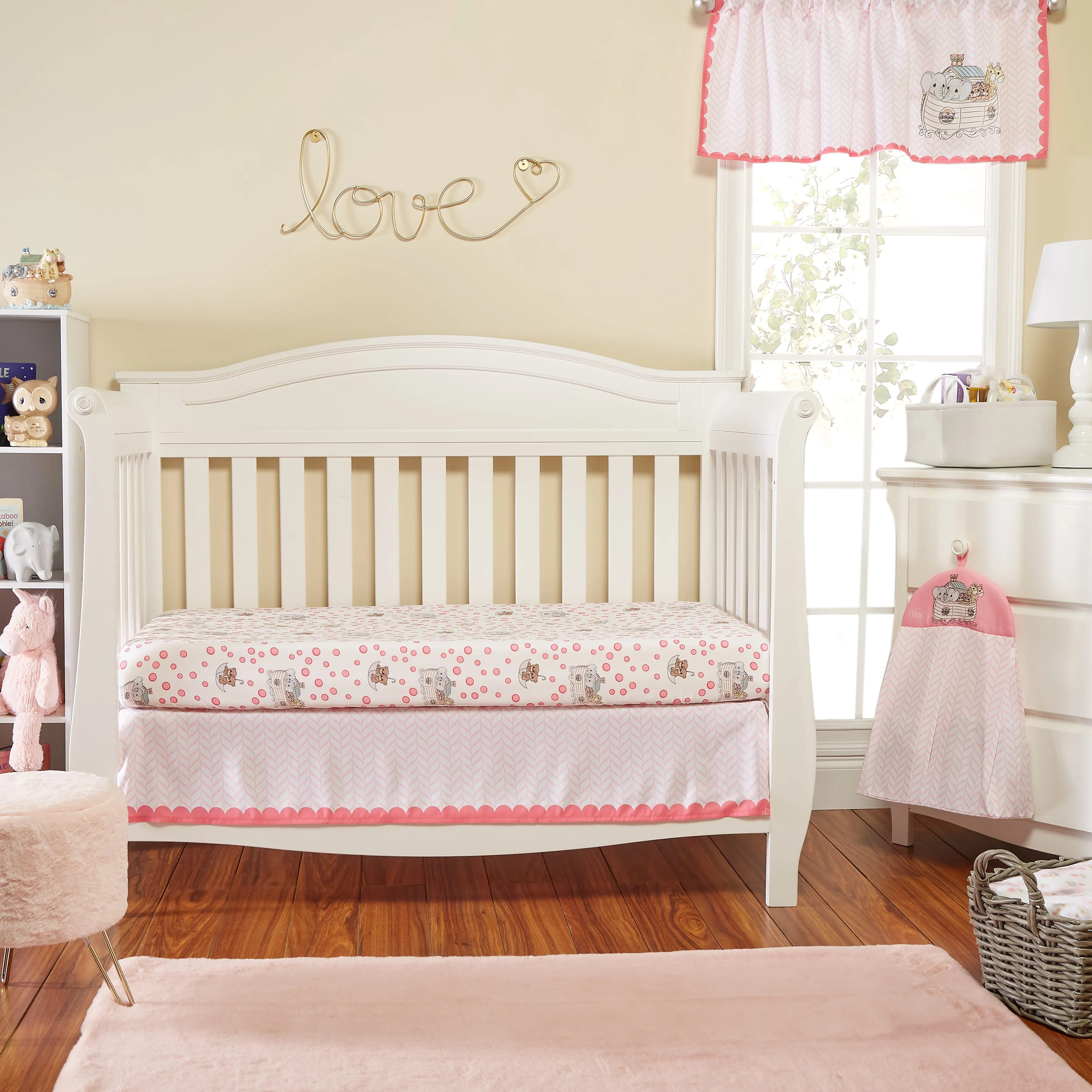 Precious Moments Girls 4 Pc Crib Bedding Set