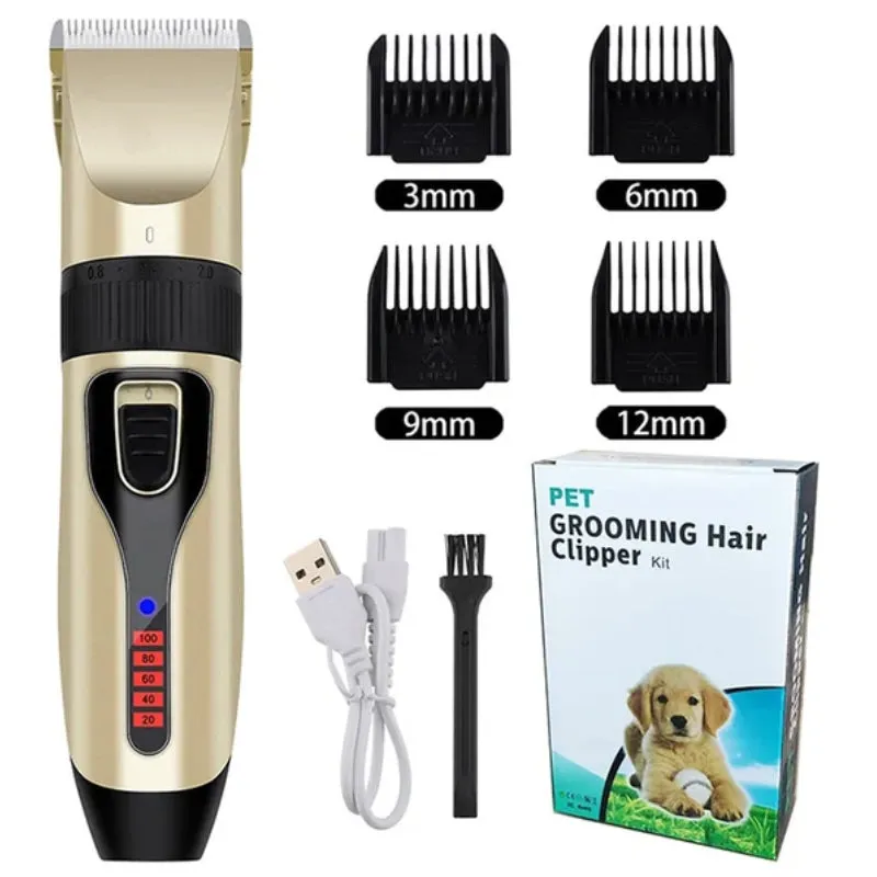 Professional pet trimmer set