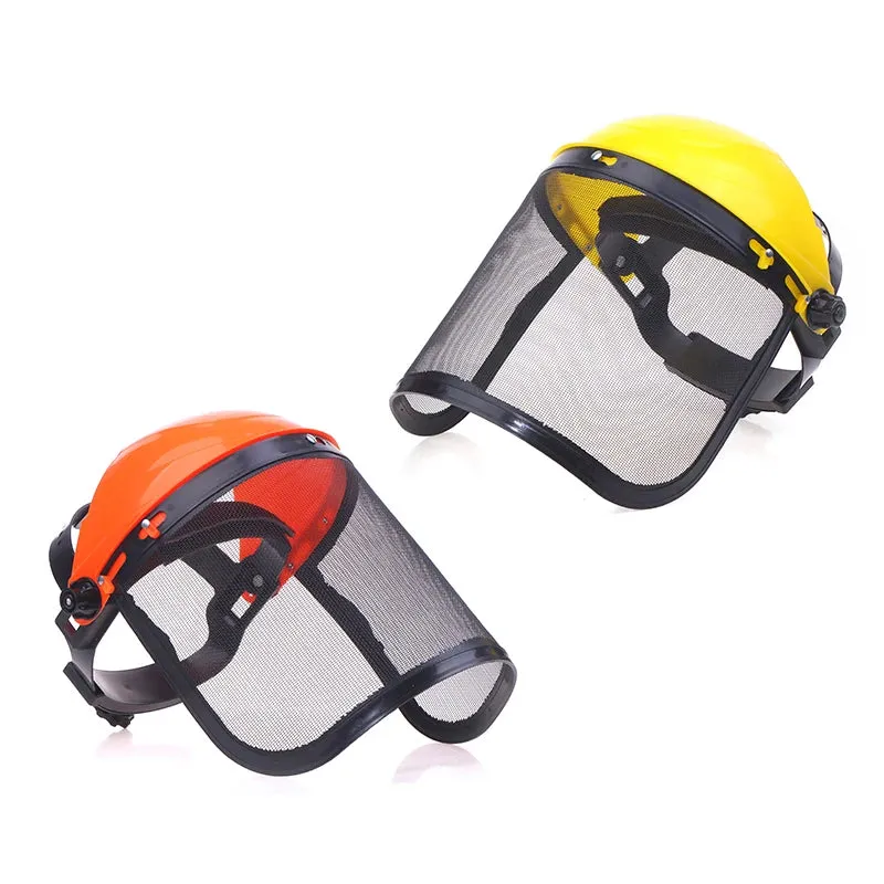 Protective Safety Full-Face Mesh Mask for Brush Cutters and Trimmers