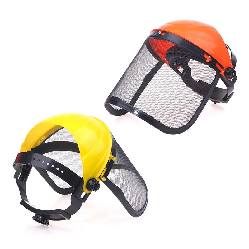 Protective Safety Full-Face Mesh Mask for Brush Cutters and Trimmers