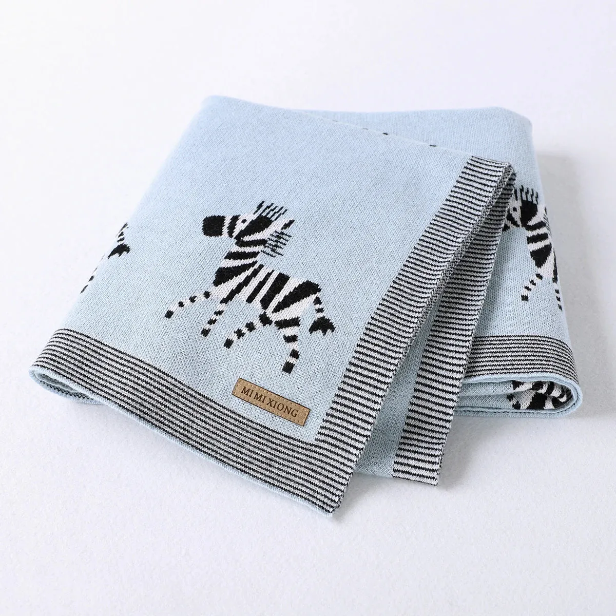 "Zebra Baby" Print Baby's Blanket