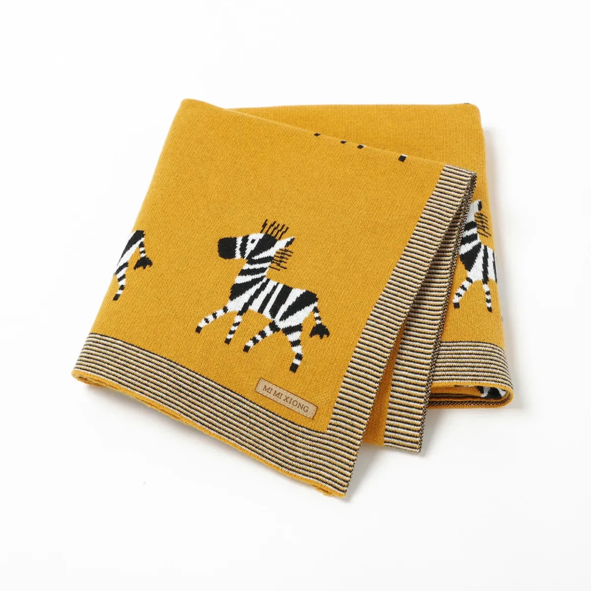 "Zebra Baby" Print Baby's Blanket