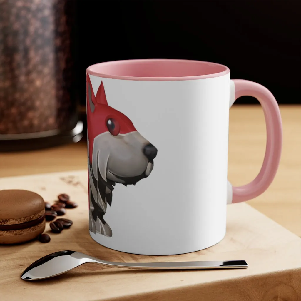 Red Dog Accent Mug