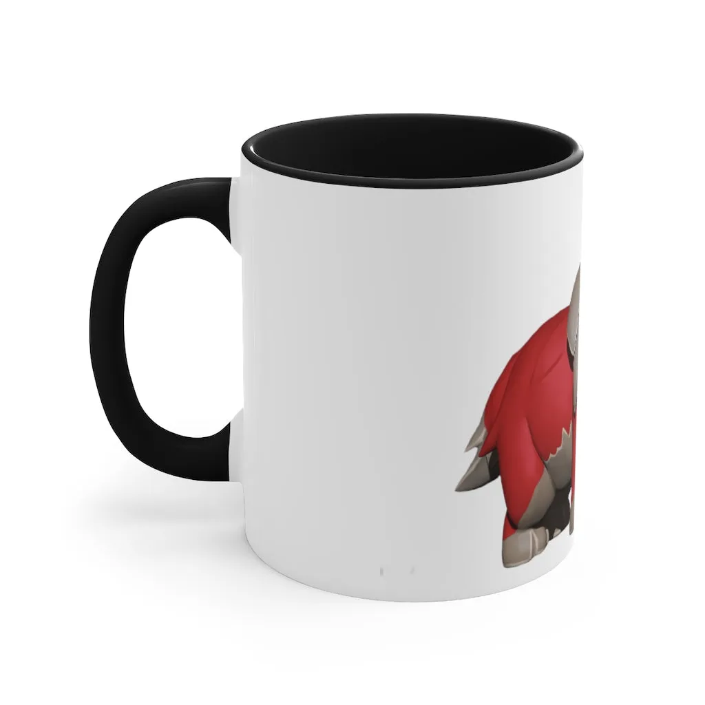 Red Dog Accent Mug