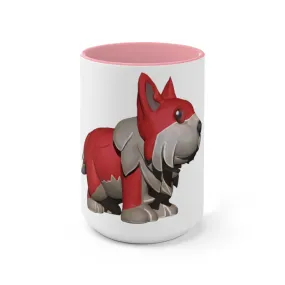 Red Dog Accent Mug