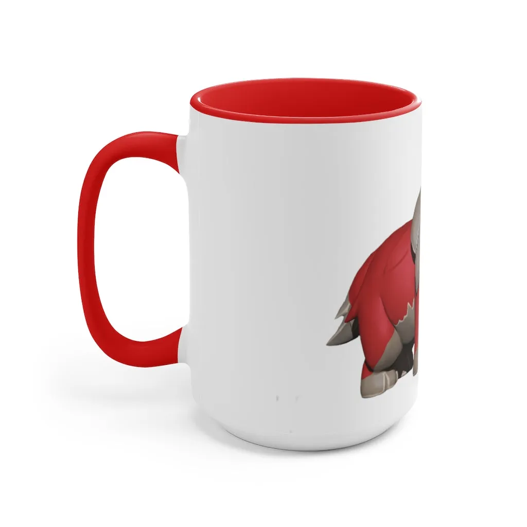 Red Dog Accent Mug