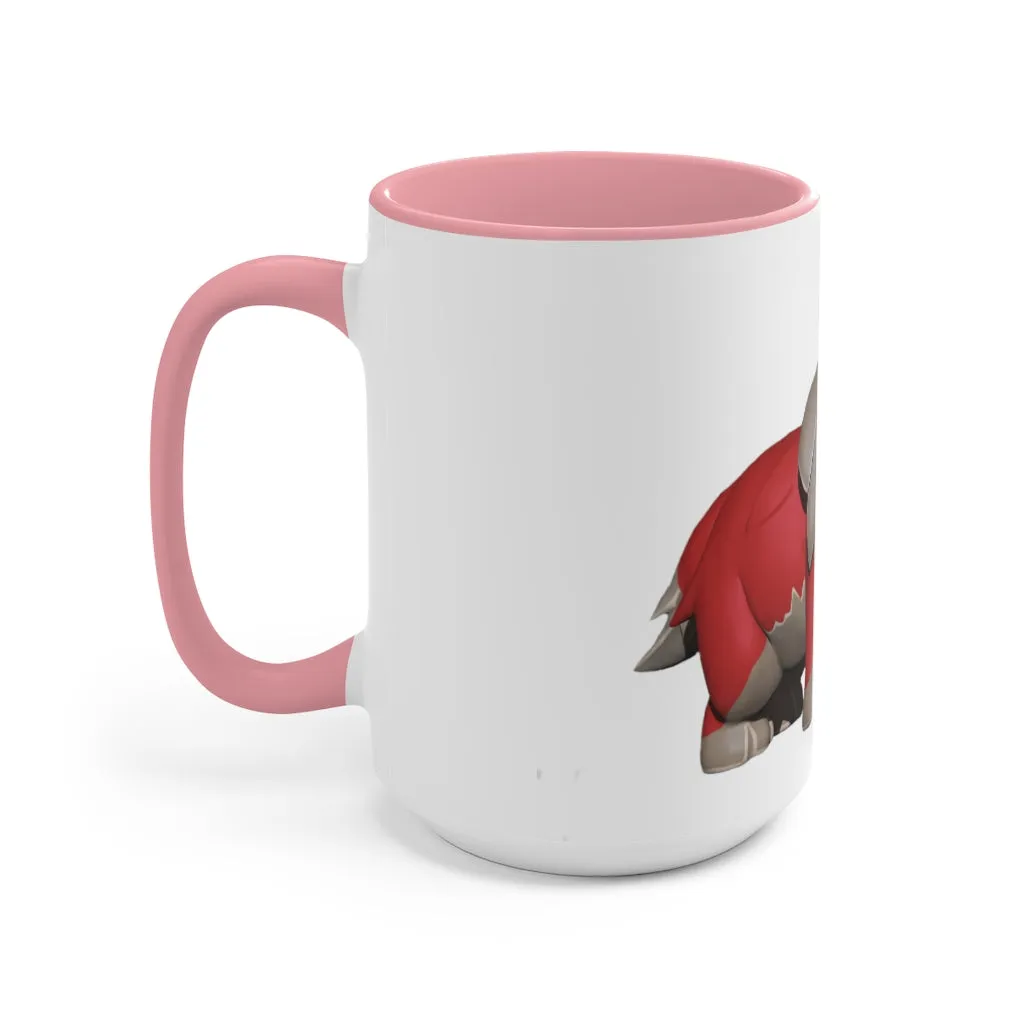 Red Dog Accent Mug