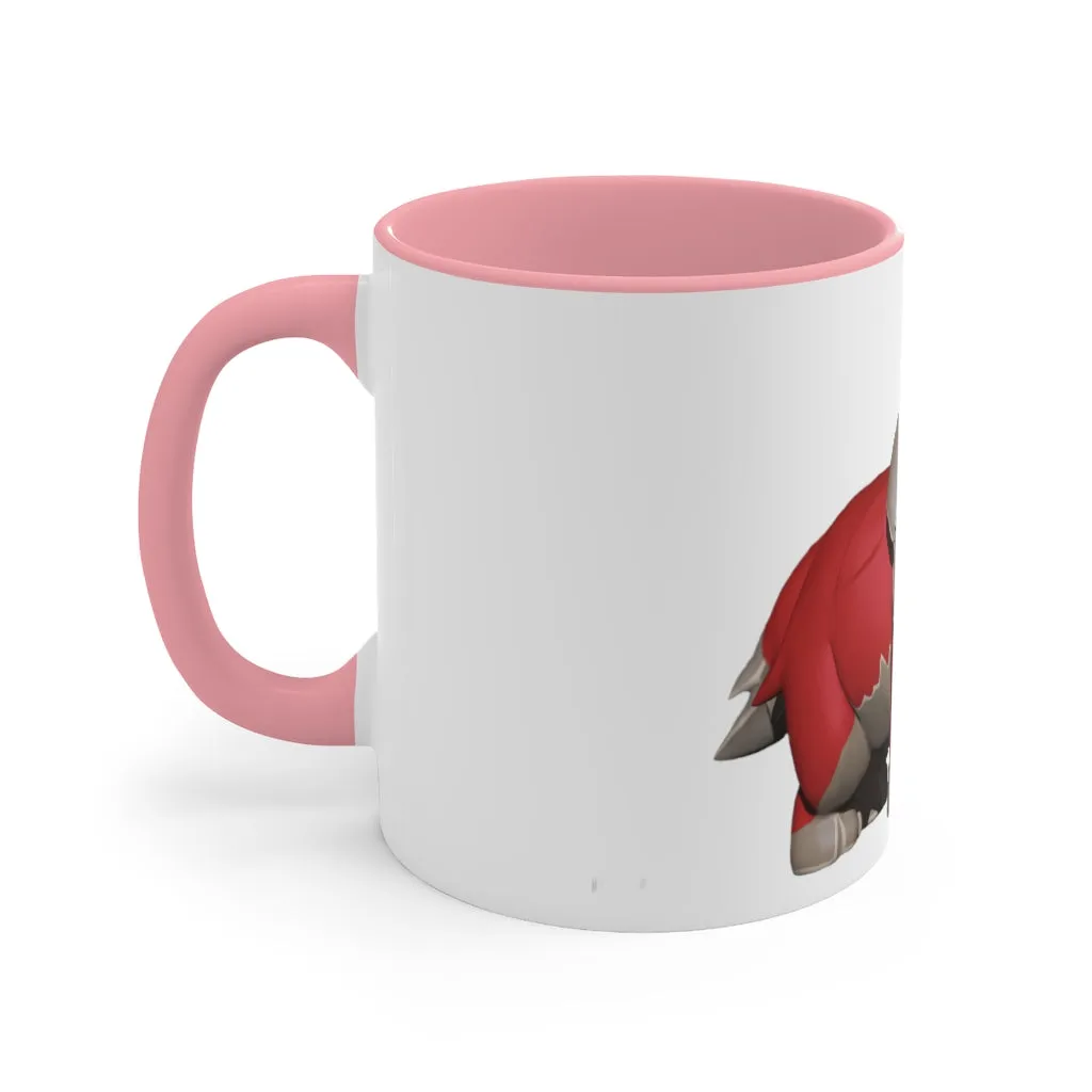 Red Dog Accent Mug