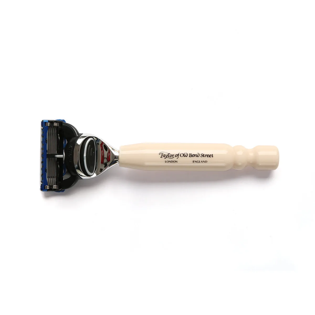 Regular Fusion Razor with Imitation Ivory Handle