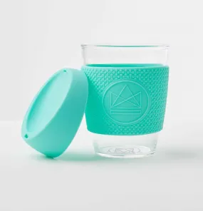 Reusable Glass Coffee Cup - 340ml - Free Spirit