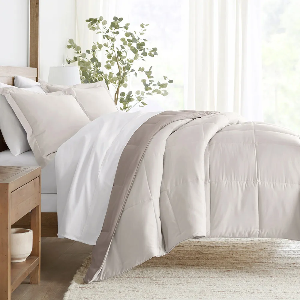 Reversible Down-Alternative Comforter Set Sale