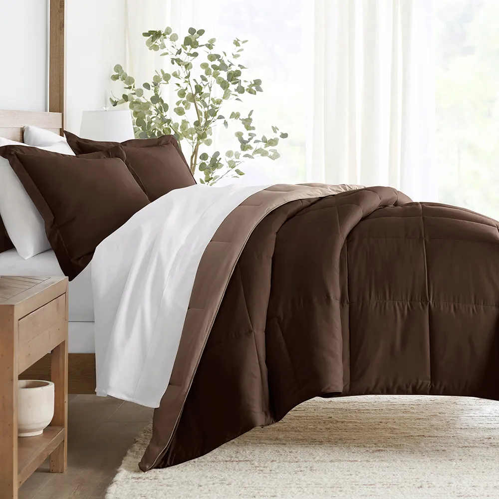 Reversible Down-Alternative Comforter Set Sale