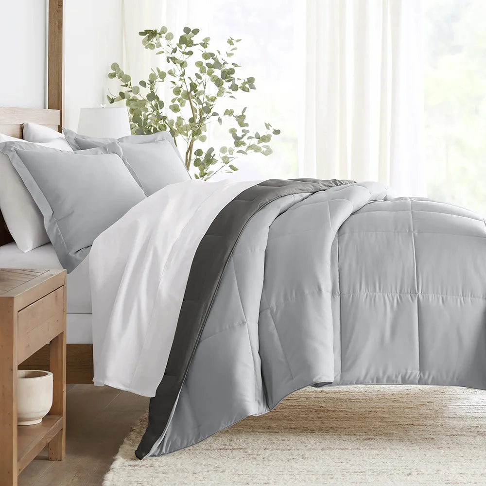 Reversible Down-Alternative Comforter Set Sale