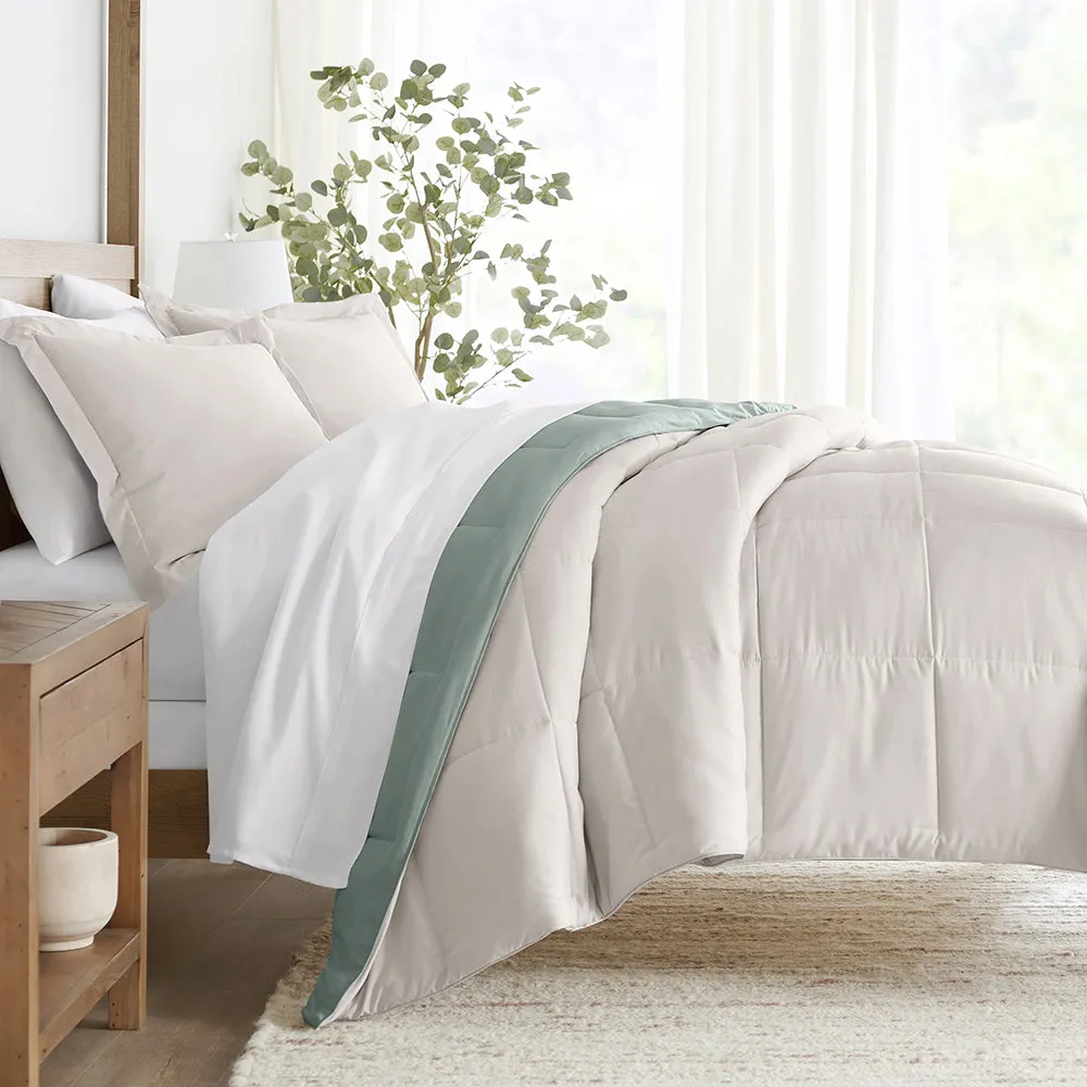 Reversible Down-Alternative Comforter Set Sale