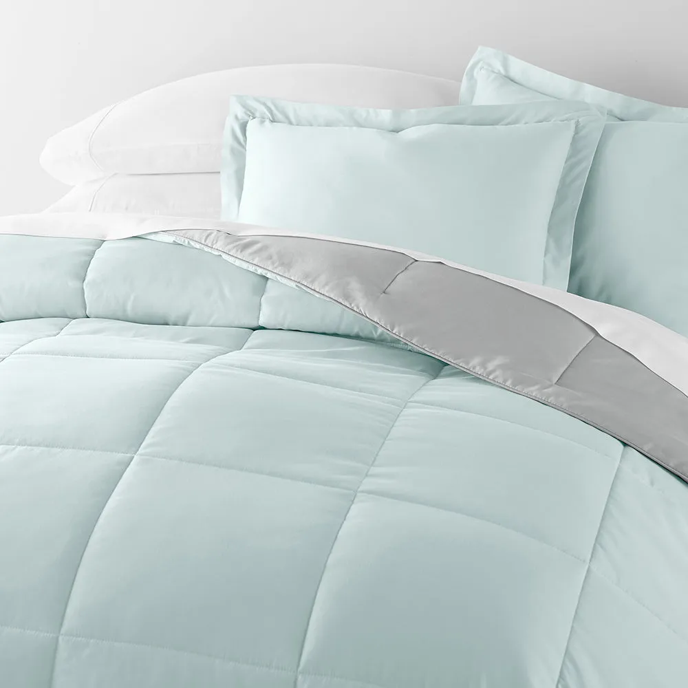 Reversible Down-Alternative Comforter Set Sale