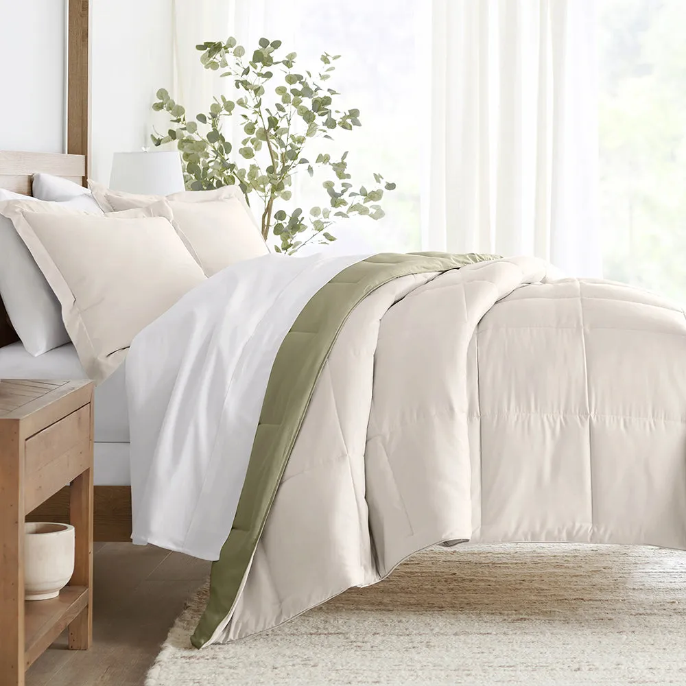 Reversible Down-Alternative Comforter Set Sale