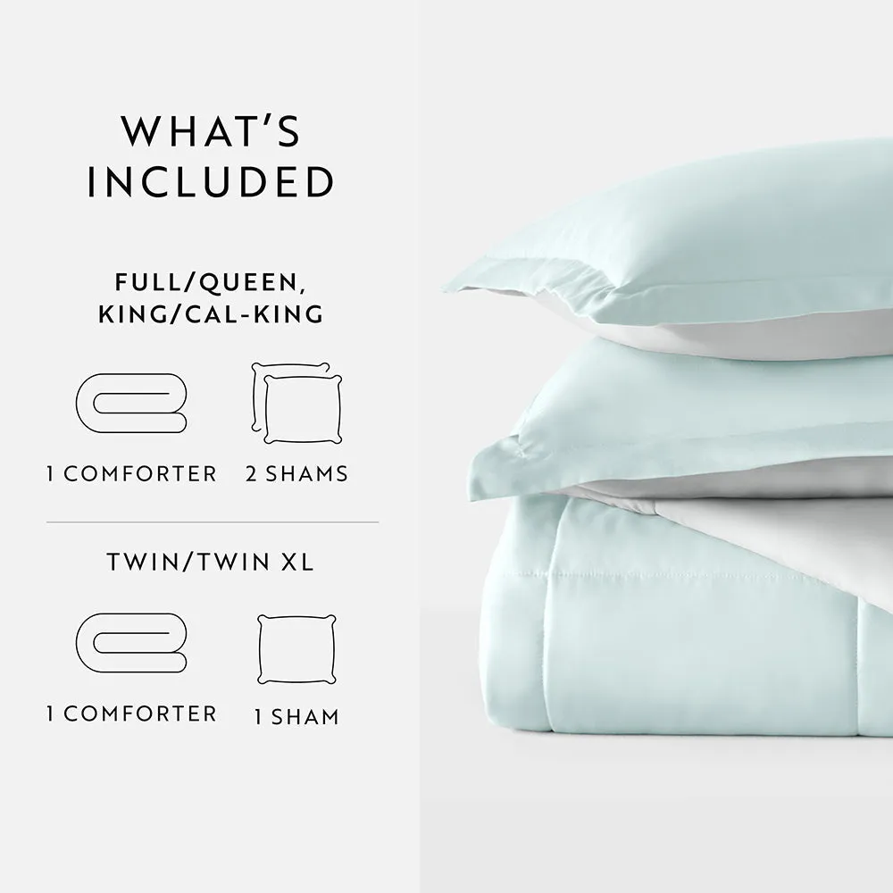 Reversible Down-Alternative Comforter Set Sale