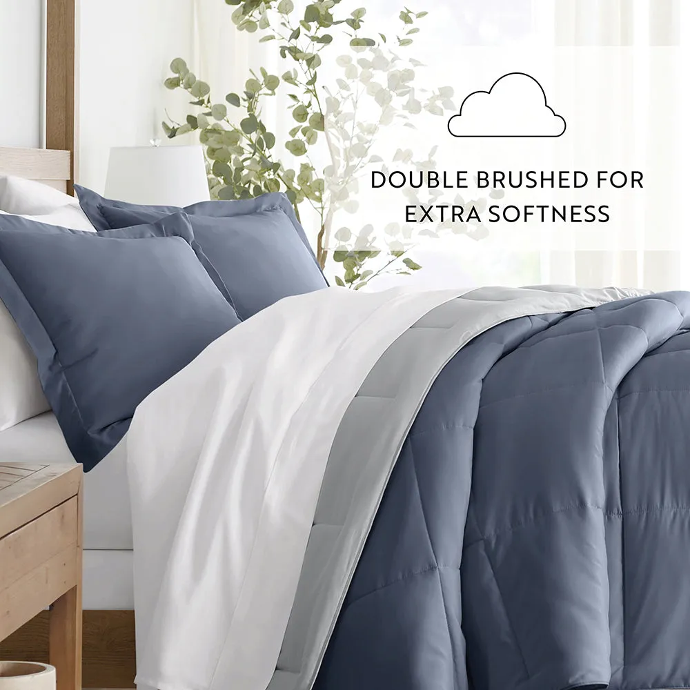 Reversible Down-Alternative Comforter Set Sale