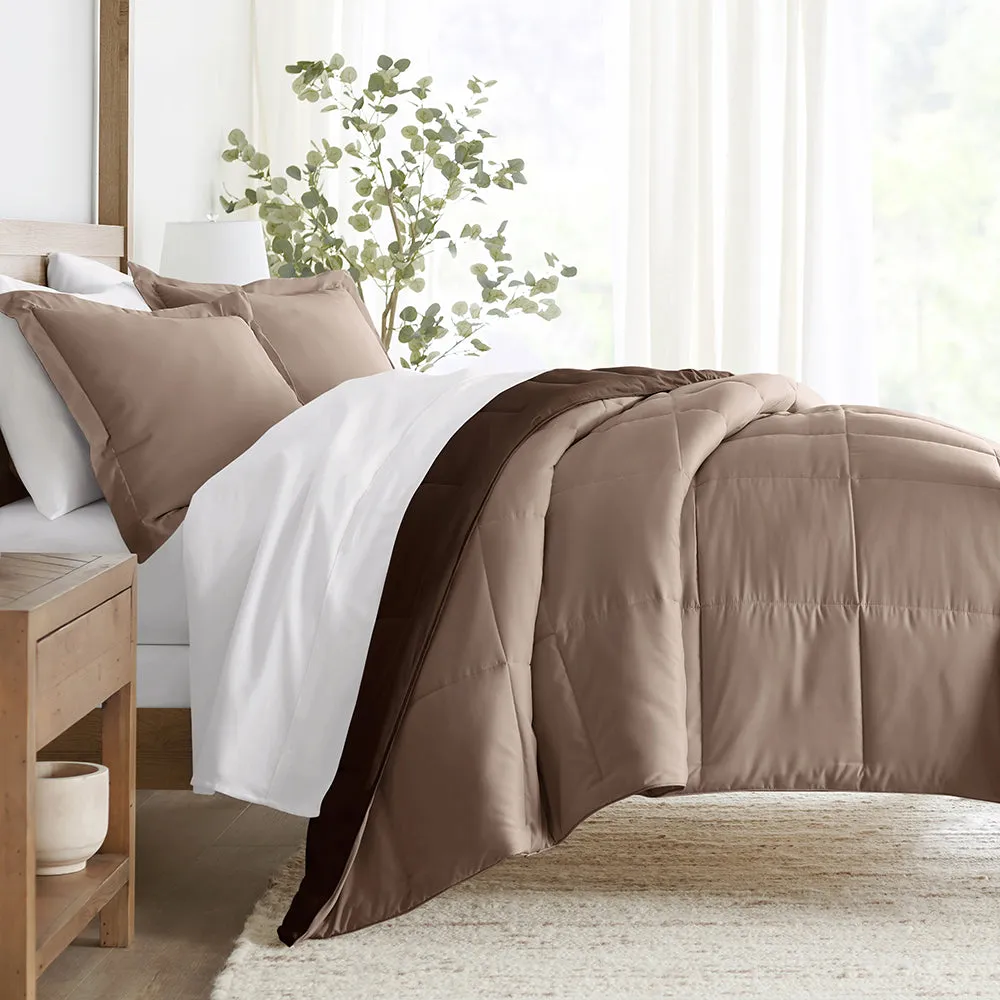 Reversible Down-Alternative Comforter Set Sale