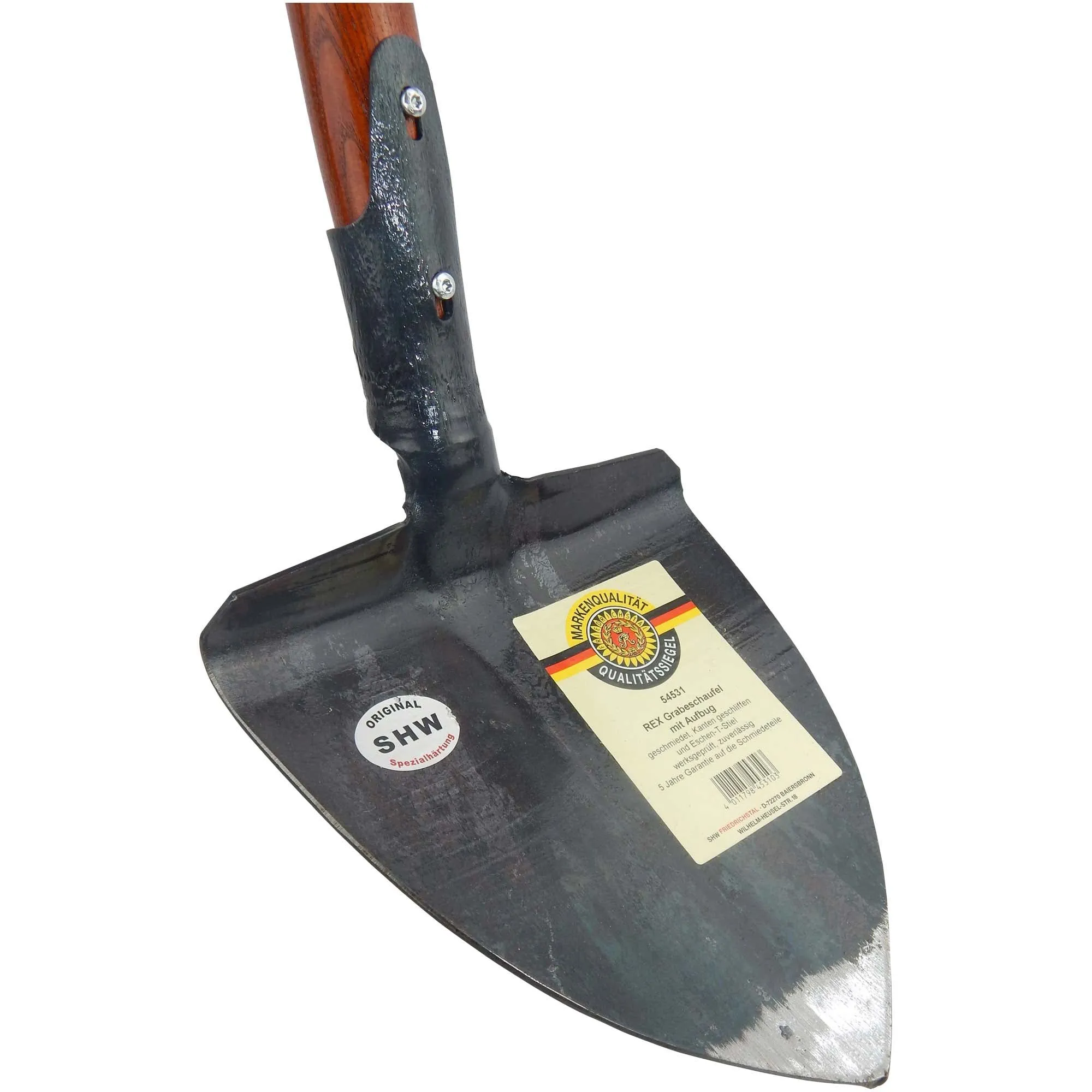 REX Forged Shovel with T-Handle - Grabeschaufel