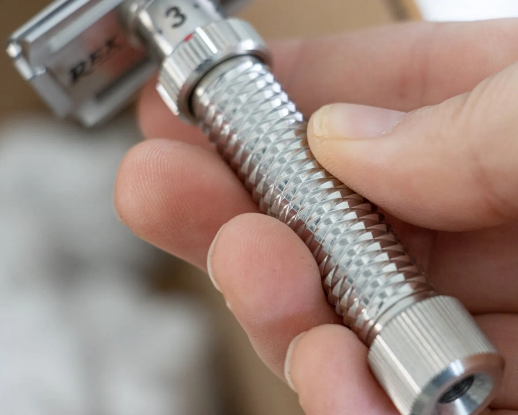 Rex Supply Co. - Konsul - Slant Adjustable Stainless Steel DE Safety Razor