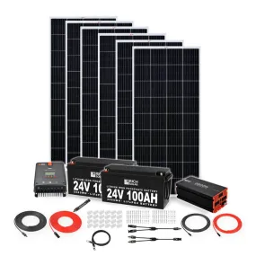 Rich Solar 1200 Watt 24V Complete Solar Kit