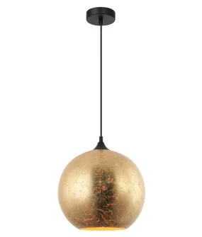 ROCHE: Interior Wine Glass Shape Matte Gold / Chrome Glass Pendant Lights