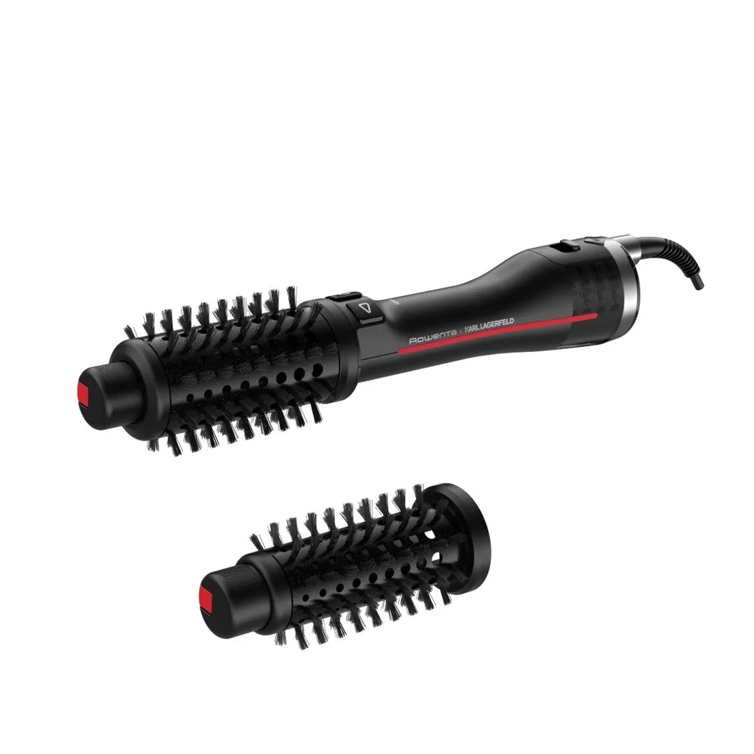 Rowenta K/Pro Stylist Cf961l Hot Air Brush Steam Black, Red 750 W 1.8 M