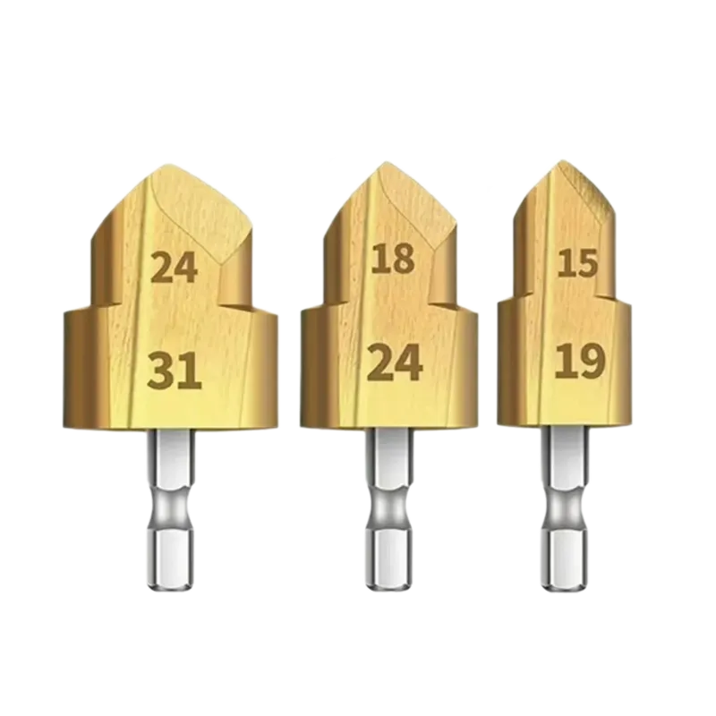 SAKER® 3pcs PPR Stepped Drill Bit