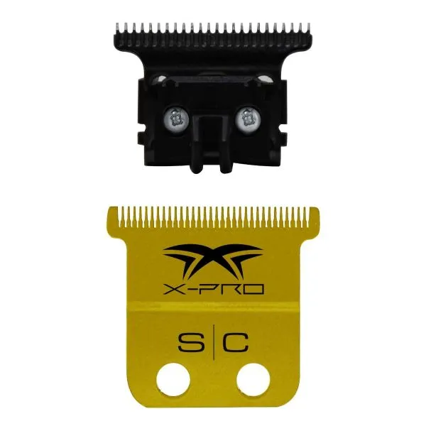 S|C Gold X-Pro Precision Trimmer Blade & The One Precision DLC Cutting Blade