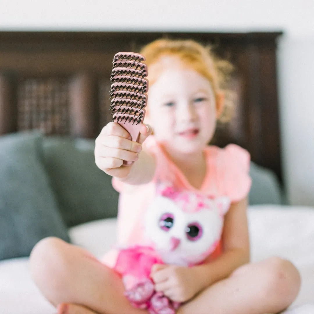 Scream-Free® Palm Hair Brush: Palm Flexi - Rose Gold