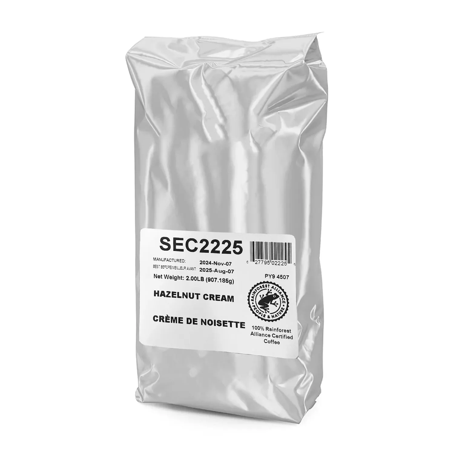 Second Cup Hazelnut Cream Whole Bean Coffee, 2 lb