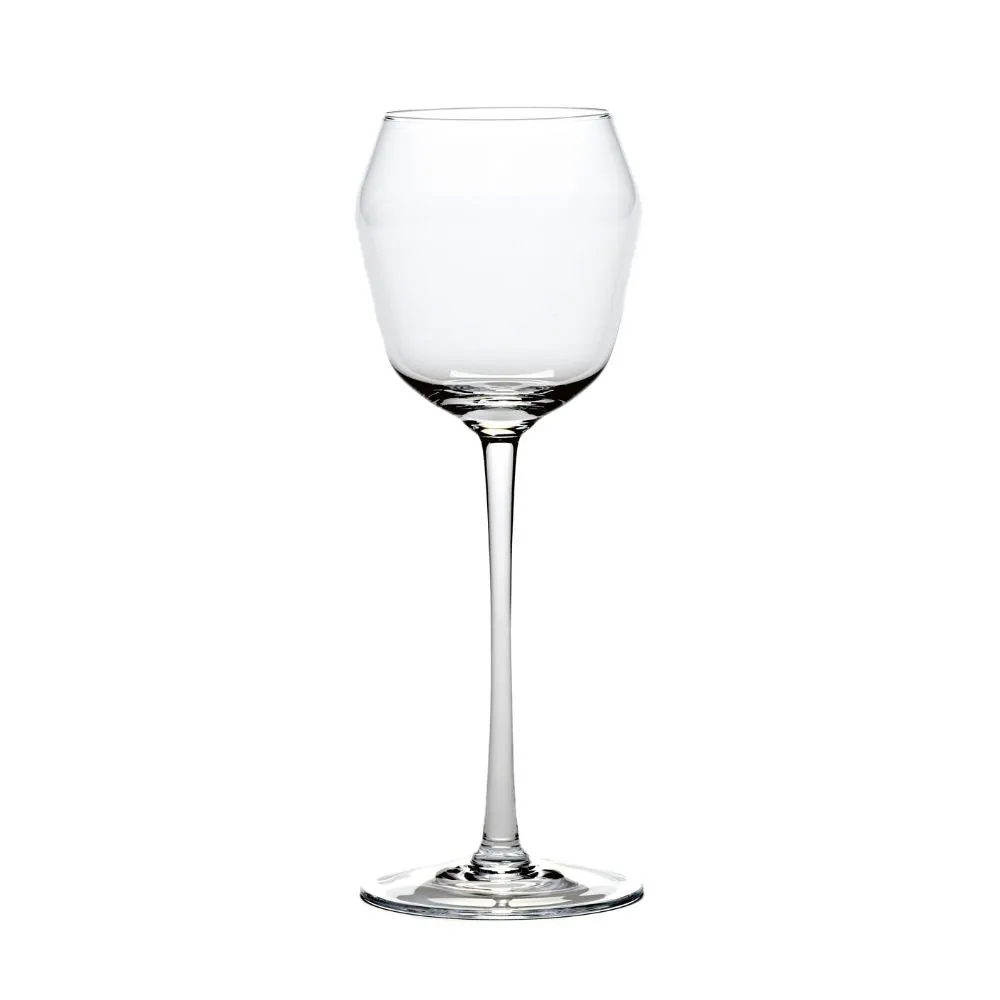 Serax Billie white wine glass h 20.4 cm. transparent